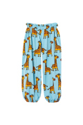 Harem pants blue giraffe